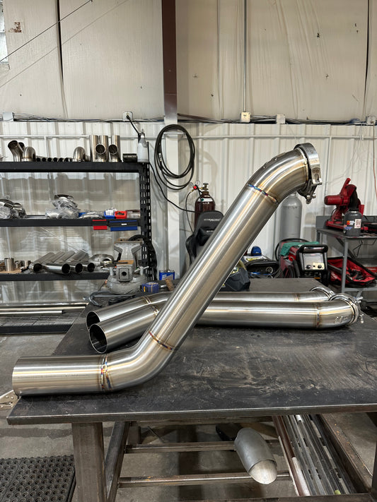 Unique S400/GT42 -> 4.62” Stainless Downpipe, Clamp Included