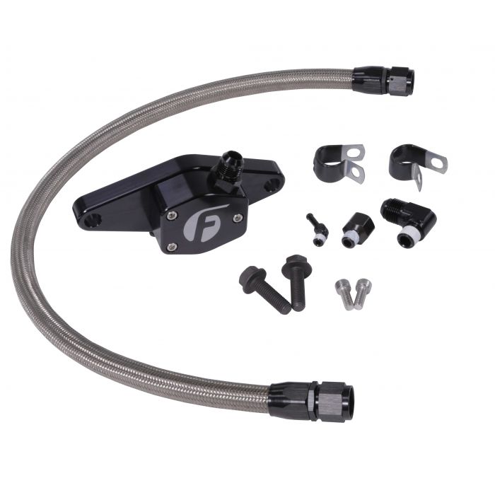 Cummins Coolant Bypass Kit 12V (1994-1998) w/ Stainless Steel Braided Line