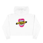 Kiss Crop Hoodie